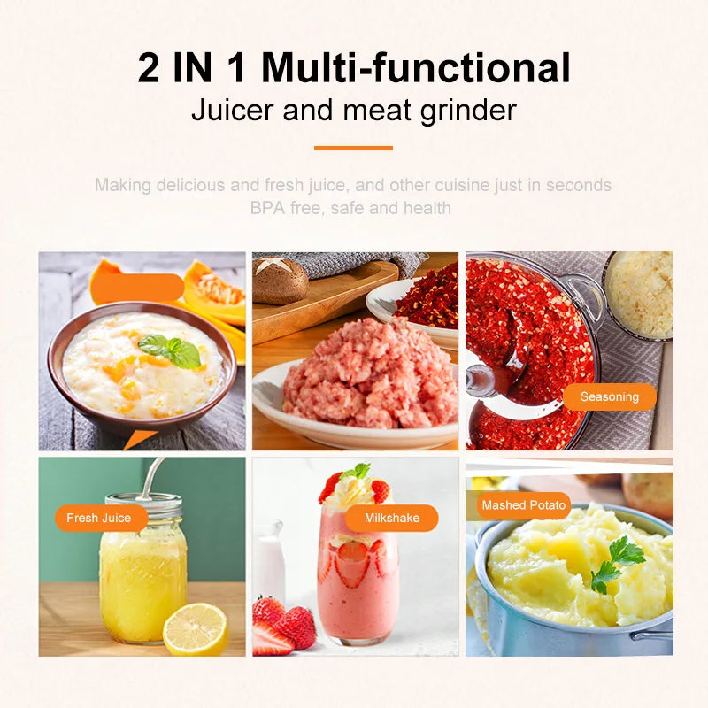 JuiceForce™ DuoBlend 600W Mixer