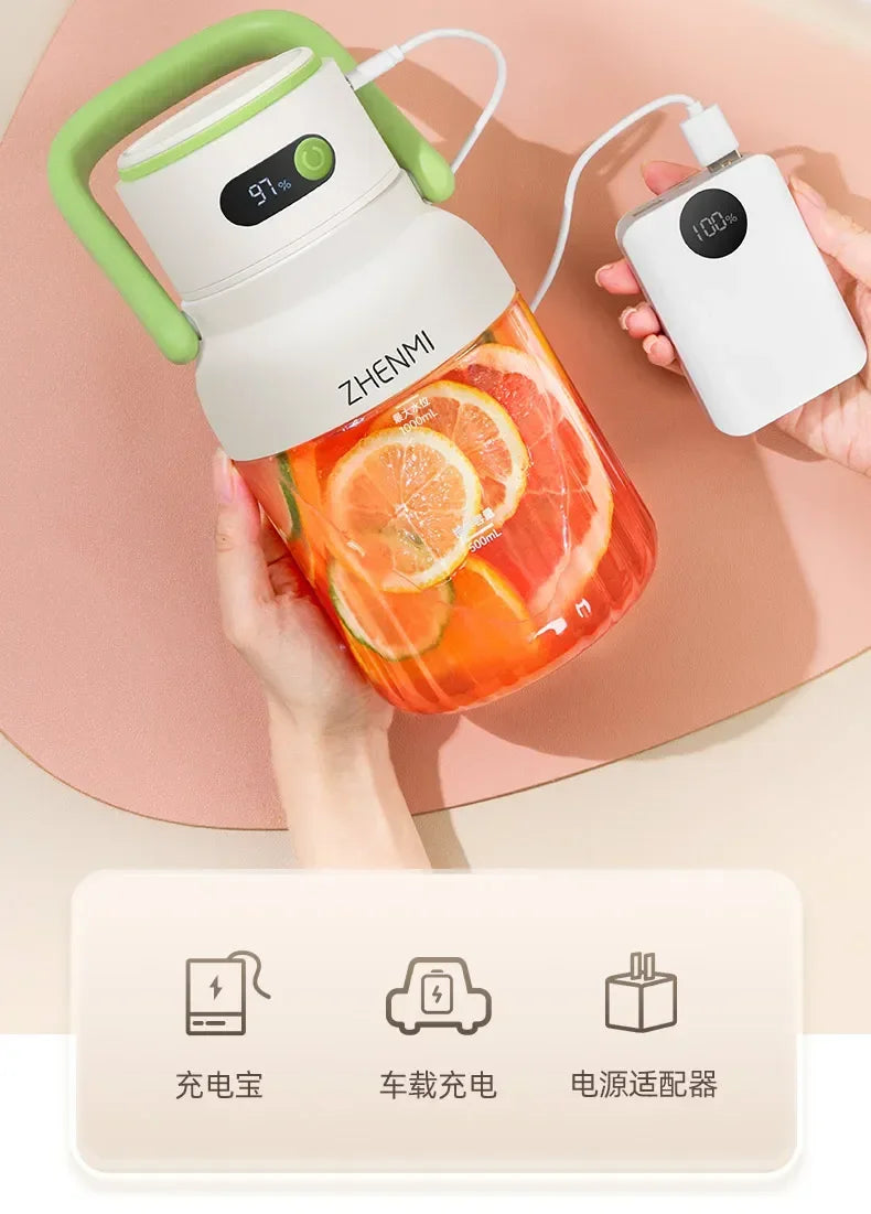 JuiceForce™ GoBlend Portable Juicer