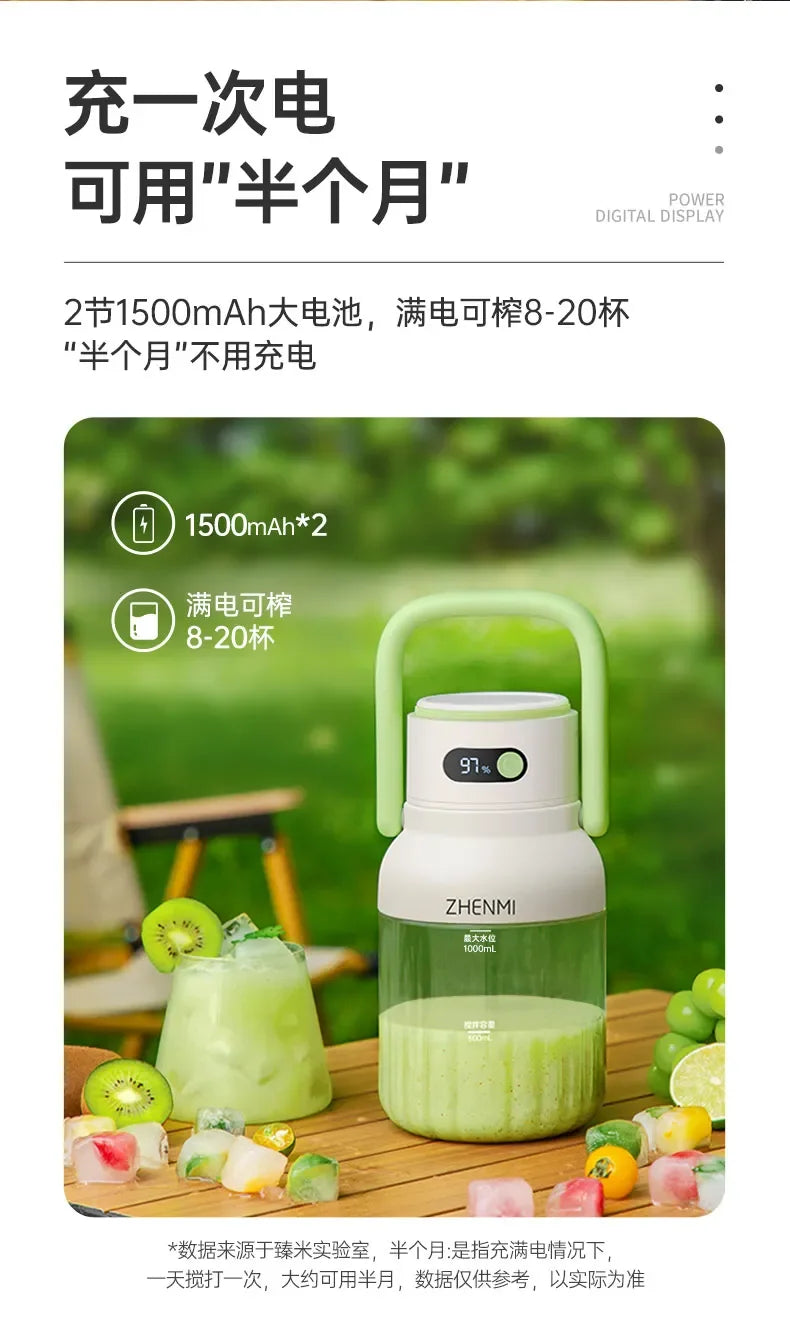 JuiceForce™ GoBlend Portable Juicer