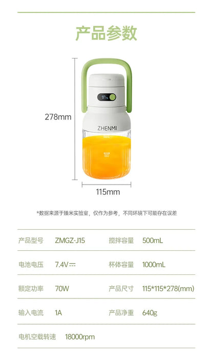 JuiceForce™ GoBlend Portable Juicer